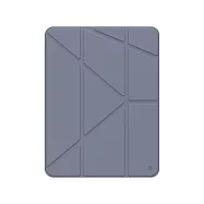 JTLEGEND iPad Air 11吋 2025/2024 Air 10.9吋 2022/2020 Youth 相機快取透明防摔殼(含Apple Pencil槽) 灰藍