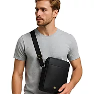 【CROSS】台灣總經銷 限量1折 頂級小牛皮肩背包斜背包 米蓋系列 全新專櫃展示品