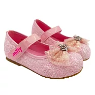 MIT米菲兔blingbling娃娃鞋 (V007-1) 休閒鞋 沙龍照 皮鞋 台灣製公主鞋 女童鞋 畢業典禮 公主鞋 台灣製 台灣製童鞋 畢業照 米菲兔 娃娃鞋 典禮鞋 36 細閃皇冠粉色