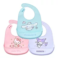 【ONEDER 旺達棉品】三麗鷗防水圍兜 酷洛米 大耳狗 Kitty 立體吃飯圍兜- 酷洛米 KU-DQ101