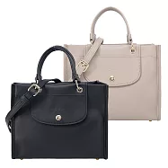 LONGCHAMP CABAS LONGCHAMP系列梅蒂斯羊皮手提/斜背兩用包(小) 黑