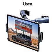 【Lisen】巨力車載全包式鉤夾後枕車用手機支架(適用長15~23CM手機平板)