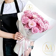 【Floral M】甜美誓言優雅粉桔梗鮮花花束