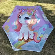 兒童圓角自動傘-彩虹小馬