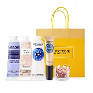 L’OCCITANE 歐舒丹 桃花朵朵護手水晶禮遇組-多款任選-國際航空版 [乳油木+橙花&蘭花+薰衣草]