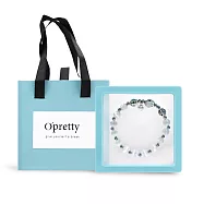 O’Pretty 歐沛媞 自信勇氣 海藍月光貓眼石手鍊