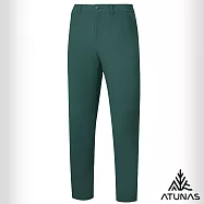 【ATUNAS 歐都納】男款蚊瘋不動彈性長褲/大尺碼A1PA2515M- M 深軍綠