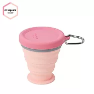 m square-新色折疊碗 中杯 -櫻桃粉