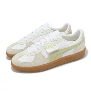 Puma 休閒鞋 Palermo Lth 男鞋 女鞋 白 綠 麂皮 膠底 復古 德訓鞋 39646418 28cm WHITE/GREEN