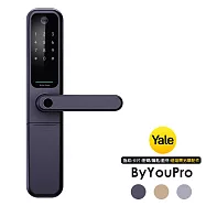 Yale 耶魯 Byyou Pro 指紋/卡片/密碼/藍芽/鑰匙 五合一智能電子鎖/門鎖(附基本安裝)