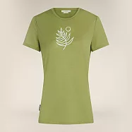 【紐西蘭Icebreaker 】女 Tech Lite 圓領短袖上衣(野生蕨類)-150 S 青橄欖