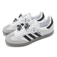adidas 休閒鞋 Samba OG W 女鞋 Lace Flower 蕾絲 白 黑 小花 德訓鞋 愛迪達 IH3371 26cm WHITE/BLACK