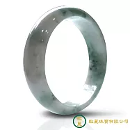 【緻麗珠寶】緻麗美鐲芙蓉種寬版平安扁鐲(手圍19-19.5)【完美品】