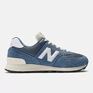 New Balance [U574RBJ] 男女 復古鞋 運動 休閒 D楦 NB 574 麂皮 耐穿 緩震 海軍藍 23cm 深藍/白