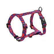 【摩達客寵物】狗狗 犬用背心式 工字胸背帶 可選顏色尺寸 (中大型犬適用 防暴衝) 紅藍款S