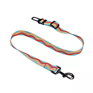 【摩達客寵物】寵物用汽車安全帶 安全繩 編織造型款 兩色可選 汽車專用安全繩(中小型狗狗適用 外出保護配件) 波浪款