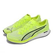 Puma 慢跑鞋 Propio Nitro 男鞋 螢光黃 黑 輕量 氮氣中底 運動鞋 31142803 27cm YELLOW/BLACK