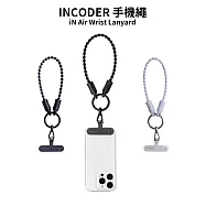 【incoder】iN Air Wrist Lanyard 手機繩 手機掛繩 無 黑色