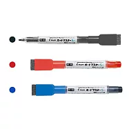 PILOT 百樂 可換卡水白板筆 0.8mm 極細 10支/盒 WMBSE-15EF 黑