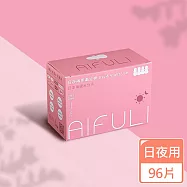 AIFULI艾芙麗 負離子日本高吸水分子日夜用衛生棉290mm 6片x16盒(96片超薄瞬吸/呵護敏感肌)