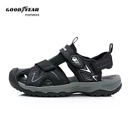 【Goodyear 固特異】魅影 男款3E寬楦護趾運動涼鞋 / GAMS53720 JP25 黑