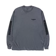 NEIGHBORHOOD NH . TEE LS-1 BLACK/GRAY/WHITE 黑色/灰色/白色 長袖 T恤 上衣 251PCNH-LT01 XL 灰色