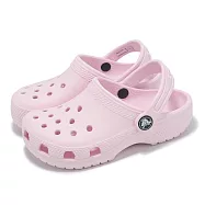 Crocs 洞洞鞋 Classic Clog K 中大童 經典小克駱格 牛奶粉 童鞋 涼鞋 卡駱馳 2069916ZW 21cm PINK MILK
