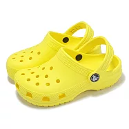 Crocs 洞洞鞋 Classic Clog K 中大童 經典小克駱格 賽博黃 童鞋 涼鞋 卡駱馳 20699177J 19.5cm CYBER YELLOW