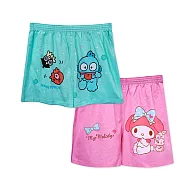 【ONEDER 旺達棉品】三麗鷗人魚漢頓居家平口褲 美樂蒂純棉居家褲 四角褲- M 人魚漢頓 HG-C001