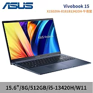 ASUS 華碩 Vivobook 16 X1502VA-0181B13420H 15.6吋 文書筆電 午夜藍(i5/8G/512G/W11)