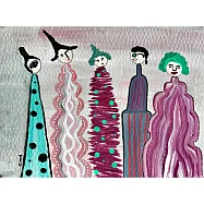 【玲廊滿藝】張慈-《她們系列》52x37cm