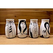 【玲廊滿藝】張慈-《她們/瓶子系列1》9.6x6cm