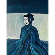 【玲廊滿藝】張慈-《面具之下》35x27cm