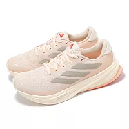 adidas 慢跑鞋 Supernova Rise 2 W 女鞋 米 粉紅 緩震 運動鞋 愛迪達 IH8702 25.5cm PINK/BEIGE