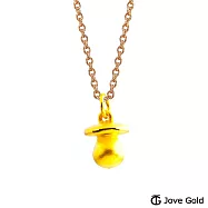 JoveGold漾金飾 好命奶嘴黃金墜子-立體硬金款 送紅繩