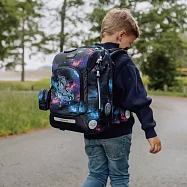 【Beckmann】AIR FLX擴充護脊書包20~25L (低年級挪威書包/拉鍊擴充) 星際忍者