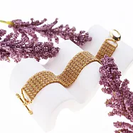 【PinkyPinky Boutique】時尚又貴氣 24K金珠氣質百搭手鍊 (金色)