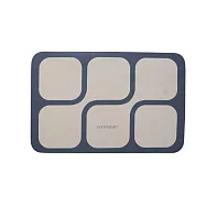 【居家cheaper】加厚3.5MM軟性40X60CM硅藻吸水地墊/餐墊/吸水地墊/硅藻土地墊/浴室地墊/軟性地墊/廚房地墊/防滑地墊 4入簡約方格