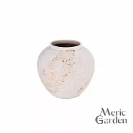 【Meric Garden】法式侘寂瓏華織憶陶瓷花瓶/裝飾花瓶/桌面擺飾_S
