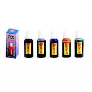 徠福 特級原子印油 10CC (5色) / 瓶 NO.600 藍