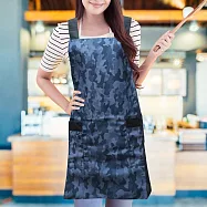 迷彩風二口袋圍裙-72x80cm-4件