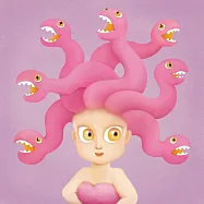 【玲廊滿藝】徐乙白-現代梅杜莎35x35cm