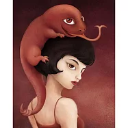 【玲廊滿藝】徐乙白-蜥蜴腦60x45cm