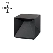 【義大利UBIQUA】Cubox 蘊光魔方USB充電式桌燈(大款)- 純黑