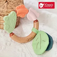 【德國 classic world 客來喜經典木玩】森林漫步多感官手握固齒器《10038》