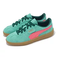 Puma 休閒鞋 Palermo 男鞋 女鞋 綠 粉紅 膠底 德訓鞋 復古 麂皮 39646352 25cm AQUATIC-DARK MYRTLE