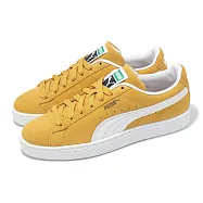 Puma 休閒鞋 Suede Classic 男鞋 女鞋 黃 白 麂皮 復古 板鞋 39978104 24cm AMBER/WHITE