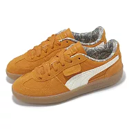 Puma 休閒鞋 Palermo Bomber 男鞋 女鞋 橘 白 變形蟲 膠底 麂皮 德訓鞋 40136502 23.5cm ORANGE/WHITE