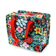 英國 Rex London 學生上學最佳多功能環保萬用袋 (可裝美術用品、球衣鞋、餐盒、餐具等各類物品)_ 瓢蟲花朵