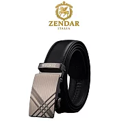 【ZENDAR】台灣總代理 限量2折 頂級小牛皮皮革男用皮帶 全新專櫃展示品 6801M(送禮盒提袋)